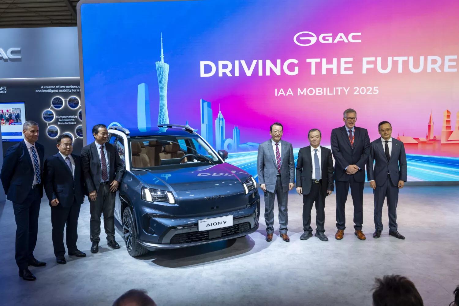 GAC showcases AION V global strategic model at 2025 Munich motor