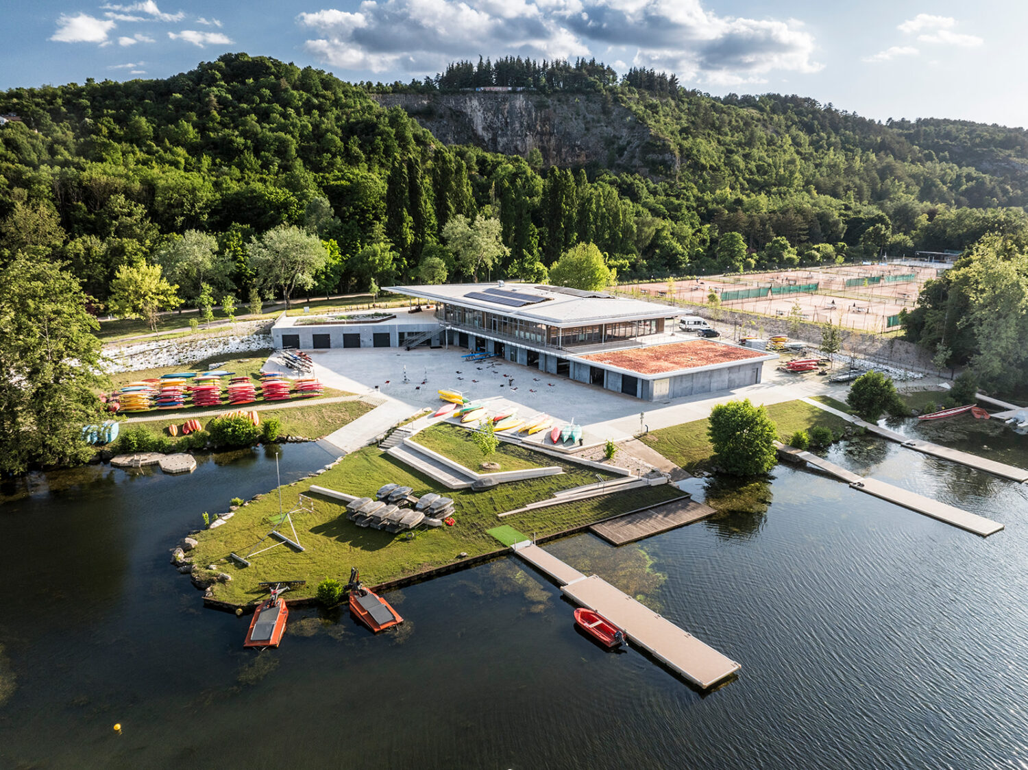 base nautique du lac Kir