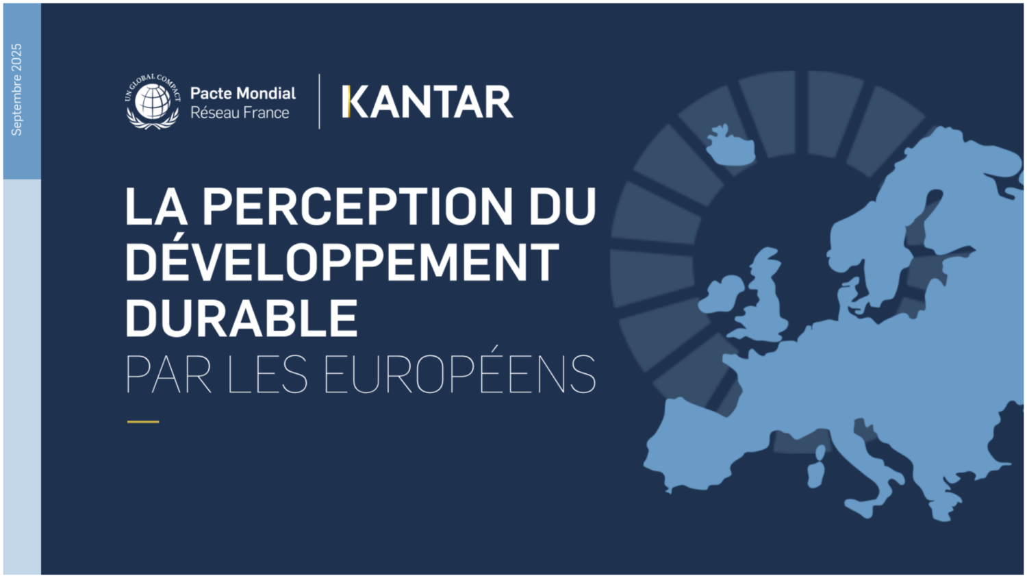 ÉTUDE « LA PERCÉPTION DU DÉVELOPPEMENT DURABLE PAR LES EUROPÉENS »