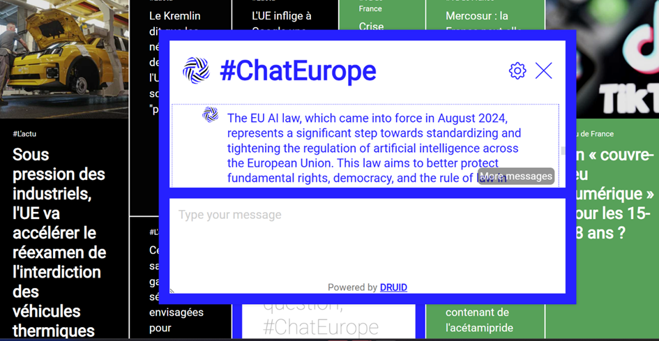 From AI Regulation to the War in Ukraine: What Users Asked on ChatEurope’s Trusted News Platform