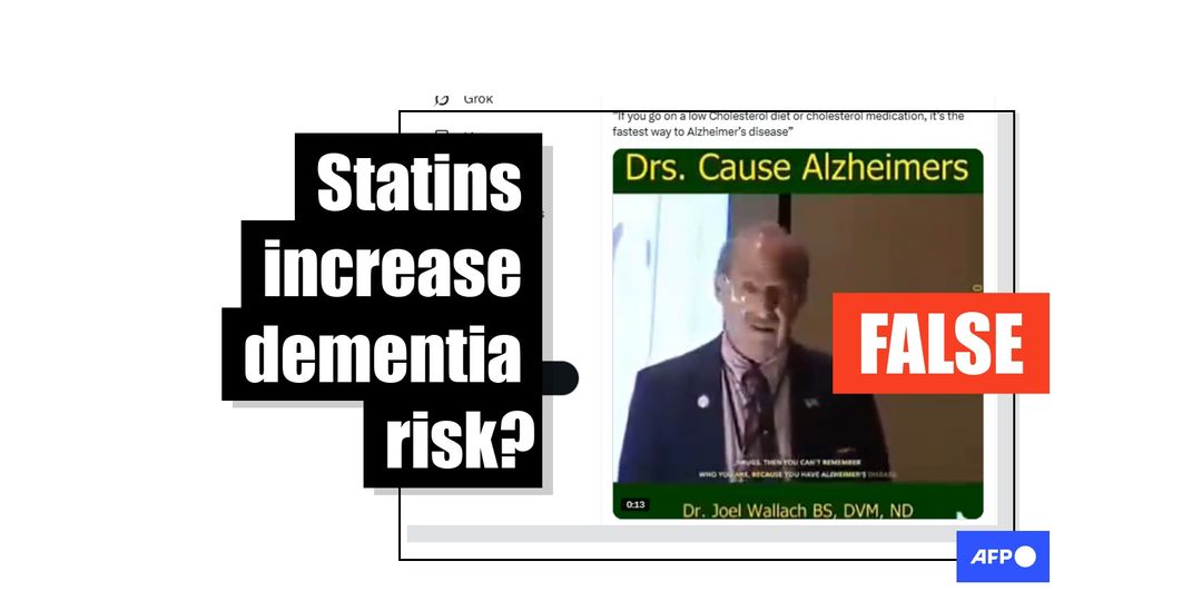 [FACT-CHECK] Video falsely links Alzheimer’s disease to cholesterol-lowering medications