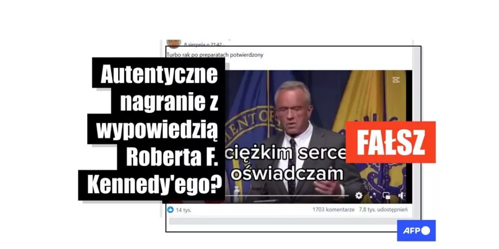 [FACT-CHECK] Nagranie ministra zdrowia USA na temat szczepień przeciwko COVID-19 to fałszywka