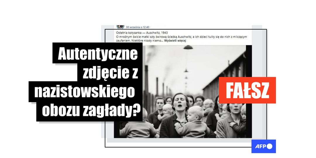 [FACT-CHECK] Obrazy ofiar Holokaustu i więźniów nazistowskich obozów koncentracyjnych zostały wygenerowane przez AI