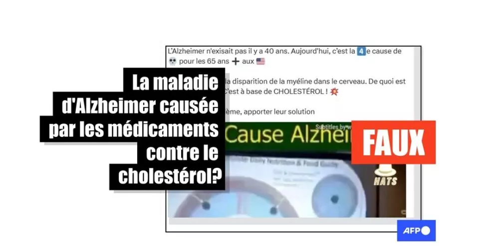 [FACT-CHECK] Non, les médicaments contre l’excès de cholestérol ne provoquent pas la maladie d’Alzheimer