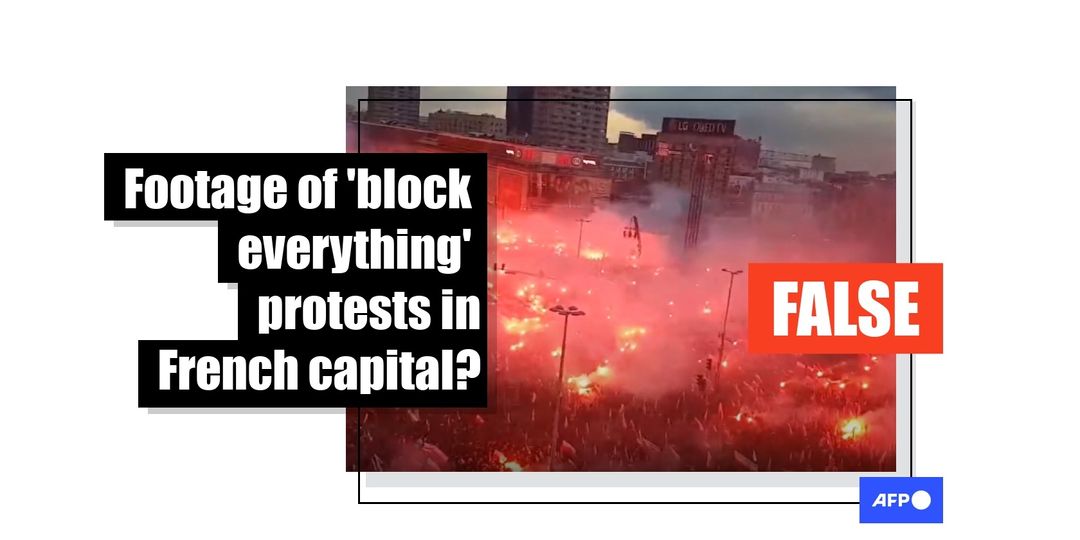 [FACT-CHECK] Old video shows independence day rally in Warsaw, not Paris demonstrations