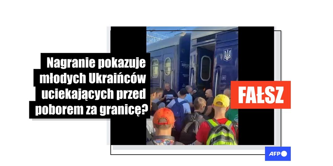 [FACT-CHECK] Nagranie pokazuje koszykarzy w drodze na zawody w Ukrainie, a nie Ukraińców „uciekających” przed poborem
