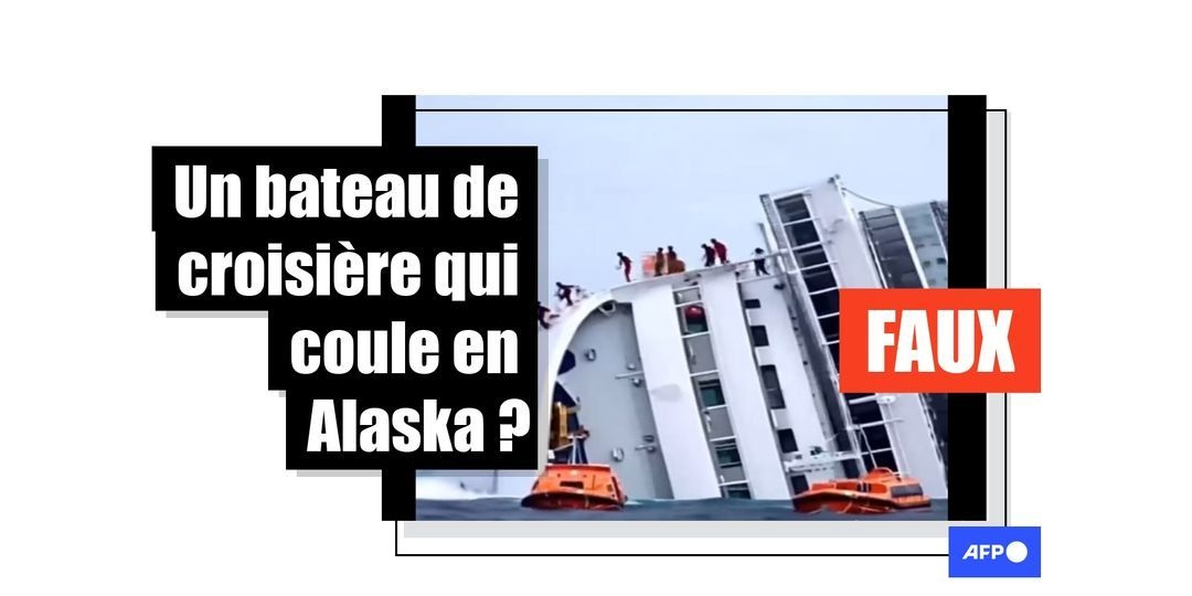 [FACT-CHECK] Cette vidéo d’un paquebot de croisière en plein naufrage a été générée par IA