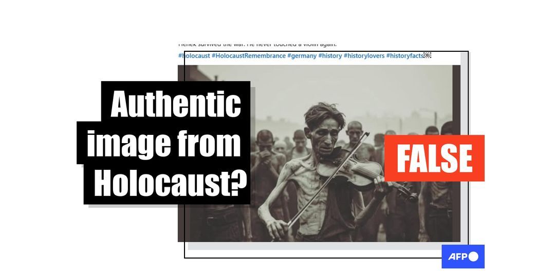 [FACT-CHECK]  AI images of Holocaust violin players circulate online