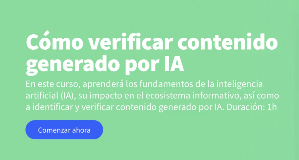 La AFP lanza un curso para aprender a verificar contenido generado por IA