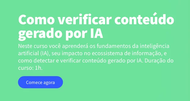 AFP lança curso para aprender a verificar conteúdo gerado por IA