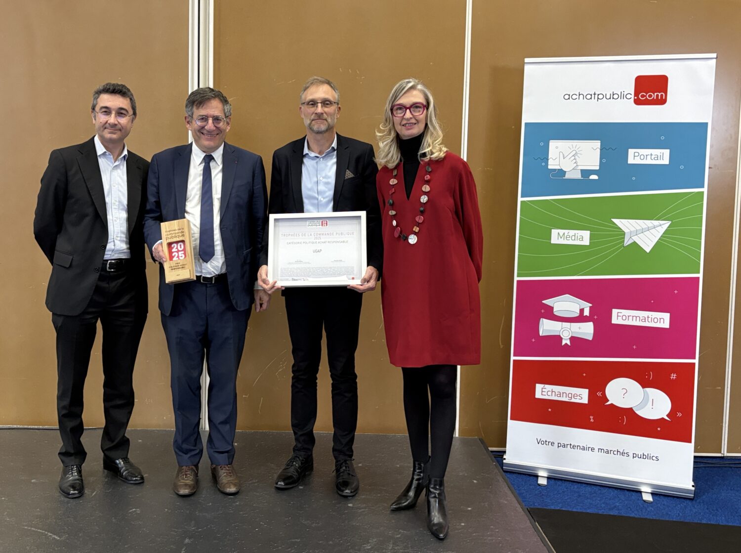 L’UGAP, lauréat des Trophées de la commande publique 2025 dans la catégorie « Politique Achat responsable »