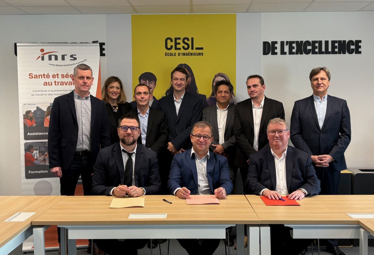 L’INRS, l’Assurance Maladie - Risques professionnels et CESI s’engagent dans la prévention des risques professionnels auprès des jeunes