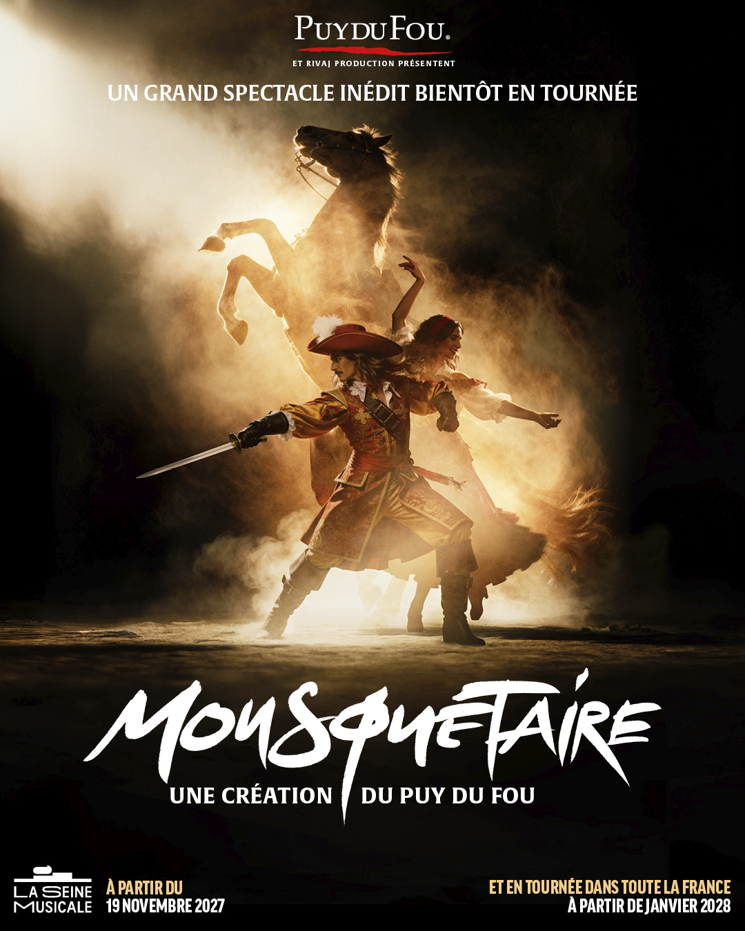 Le prochain grand spectacle du Puy du Fou bientôt en tournée dans toute la France : ouverture de la billetterie demain !