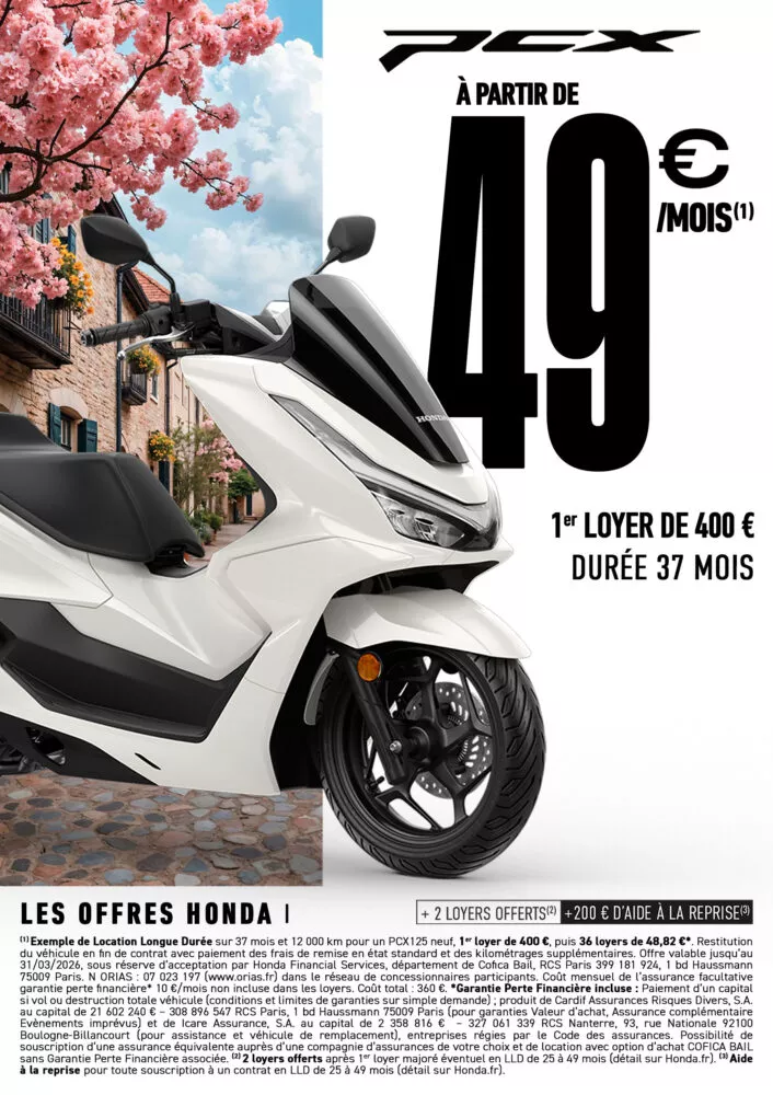 Honda renforce l’accessibilité de sa gamme urbaine de scooters 125 cm3 en 2026