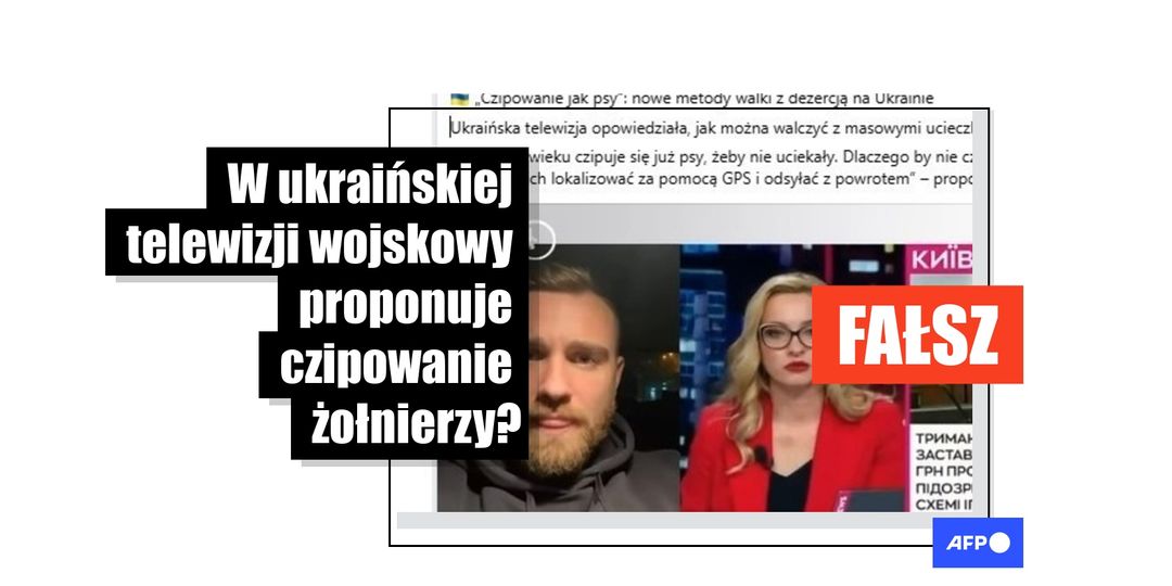 [FACT-CHECK] Materiał telewizji ukraińskiej o czipowaniu żołnierzy został wygenerowany przez sztuczną inteligencję