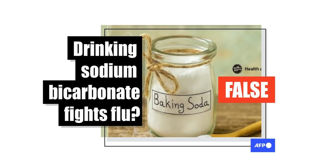 [FACT-CHECK] Influencers tout unproven baking soda remedy for influenza