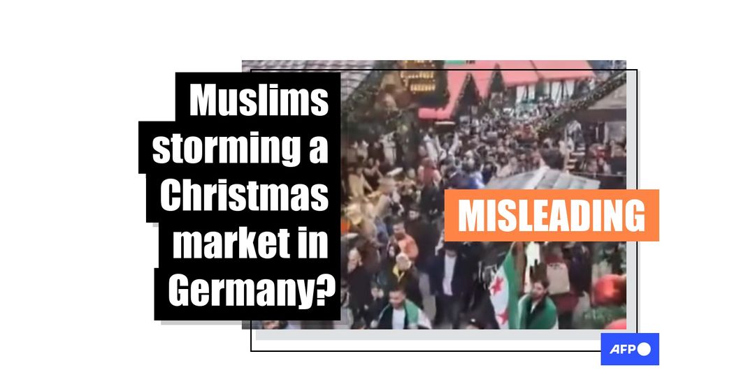 [FACT-CHECK] Far-right influencers ring in Christmas season with mischaracterised market video