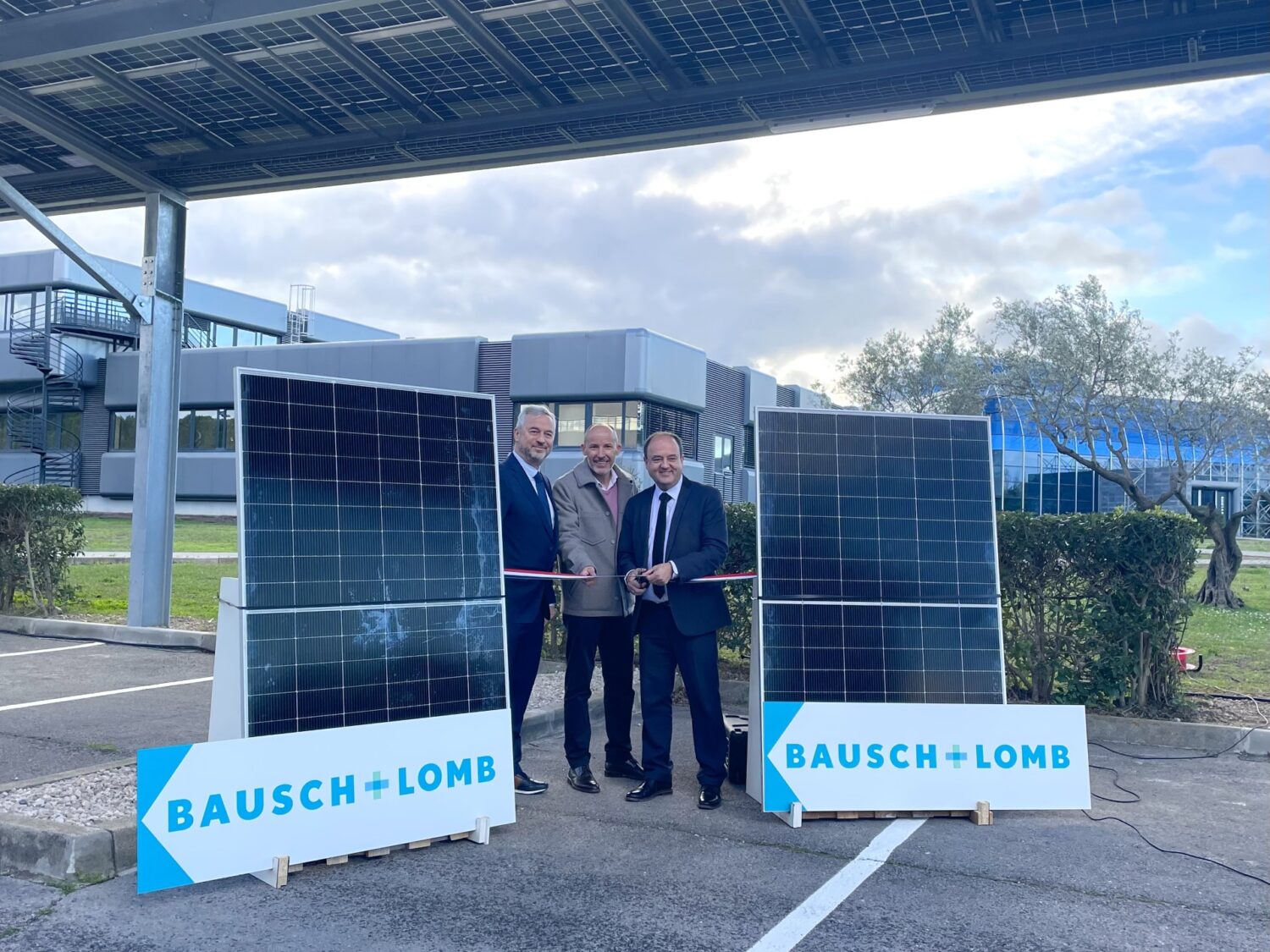 GreenYellow et Bausch + Lomb France (Laboratoire Chauvin) inaugurent un projet solaire en autoconsommation au service de la décarbonation de leur siège social de Montpellier