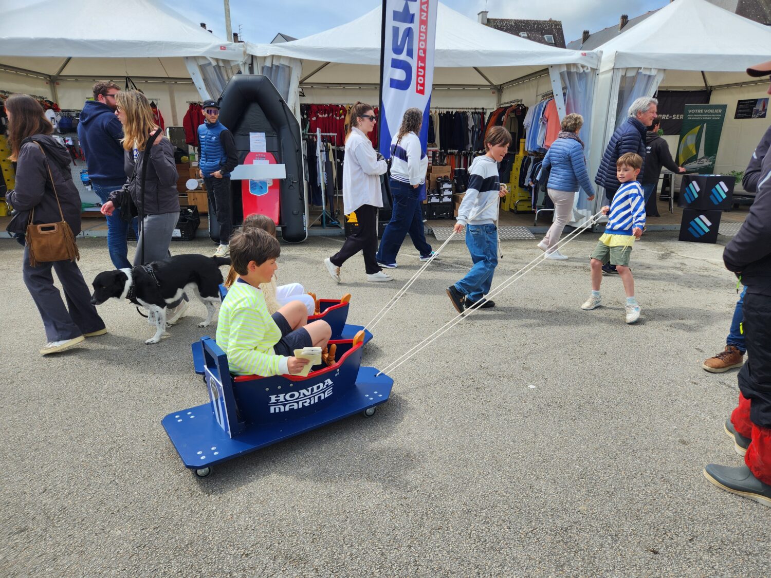 Honda Marine animation stand sur le spi Ouest France BPGO-jpg