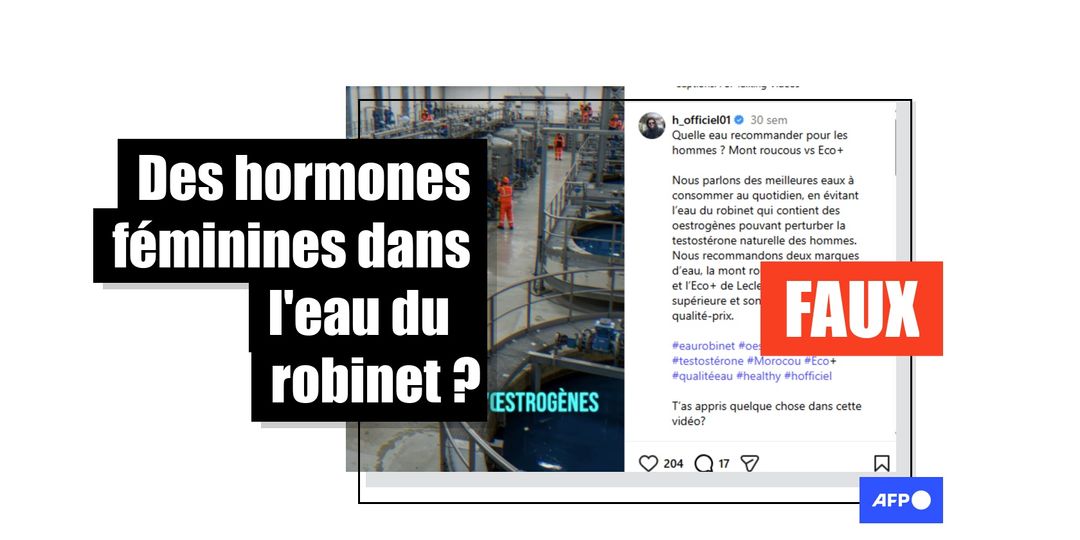[FACT-CHECK] « Bourrée » d’hormones féminines ? Les affirmations infondées des masculinistes sur l’eau du robinet