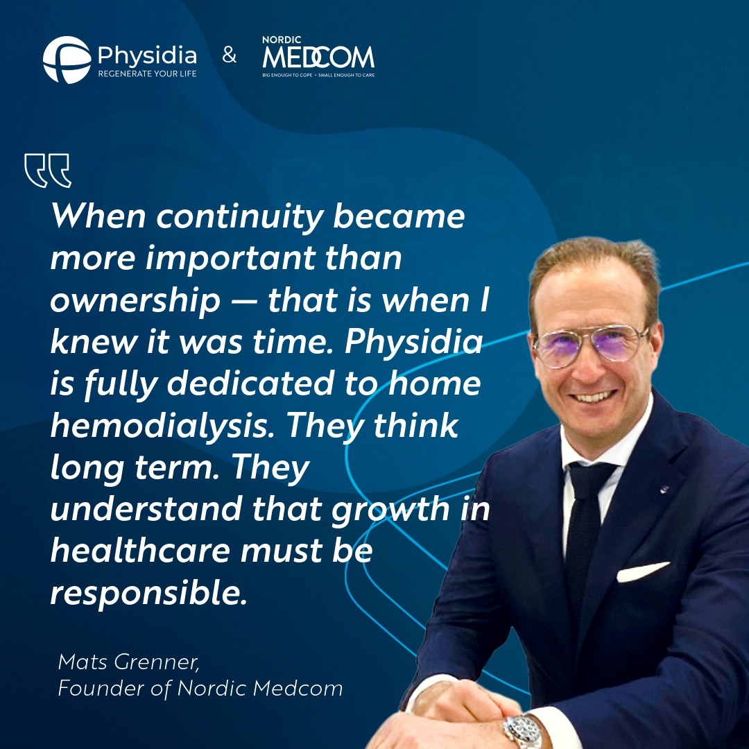 Physidia – Acquisition of Nordic Medcom – Mats Grenner-png