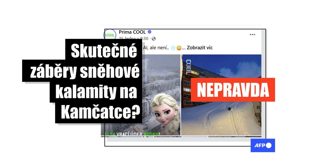 [FACT-CHECK] Sněhová kalamita na Kamčatce spustila lavinu AI obrázků a videí
