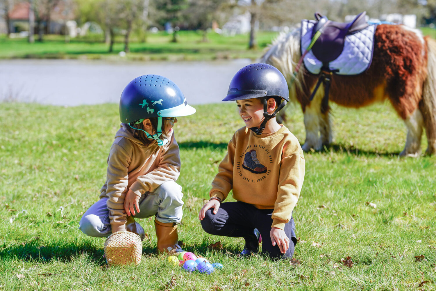 J-4 avant l’opération Cheval de Pâques initiée par la Fédération Française d'Équitation