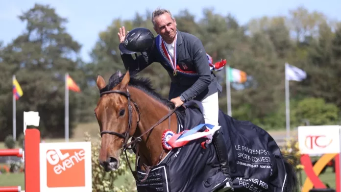 Julien Epaillard, champion de France Pro Élite de saut d'obstacles