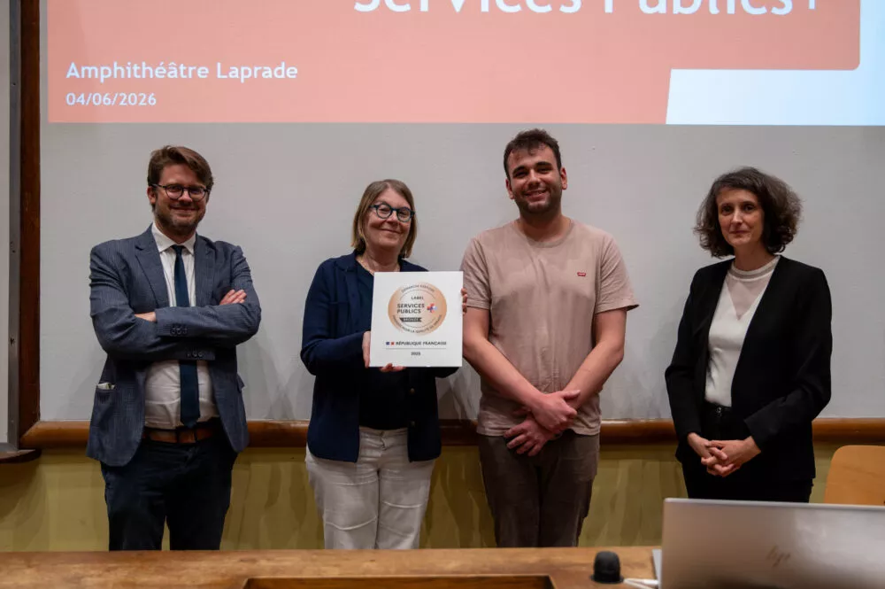 La Faculté de Droit Julie-Victoire Daubié de l’Université Lumière Lyon 2, première composante universitaire à obtenir le label « Services Publics + »