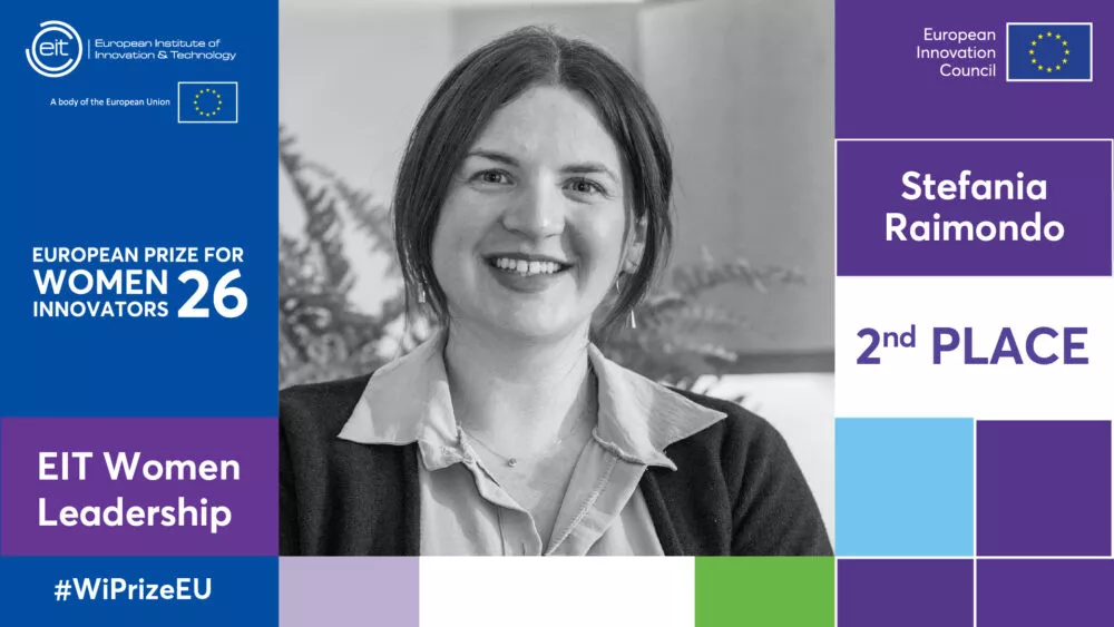 Stefania Raimondo, imprenditrice italiana, premiata a Bruxelles in occasione del Premio europeo per le donne innovatrici 2026