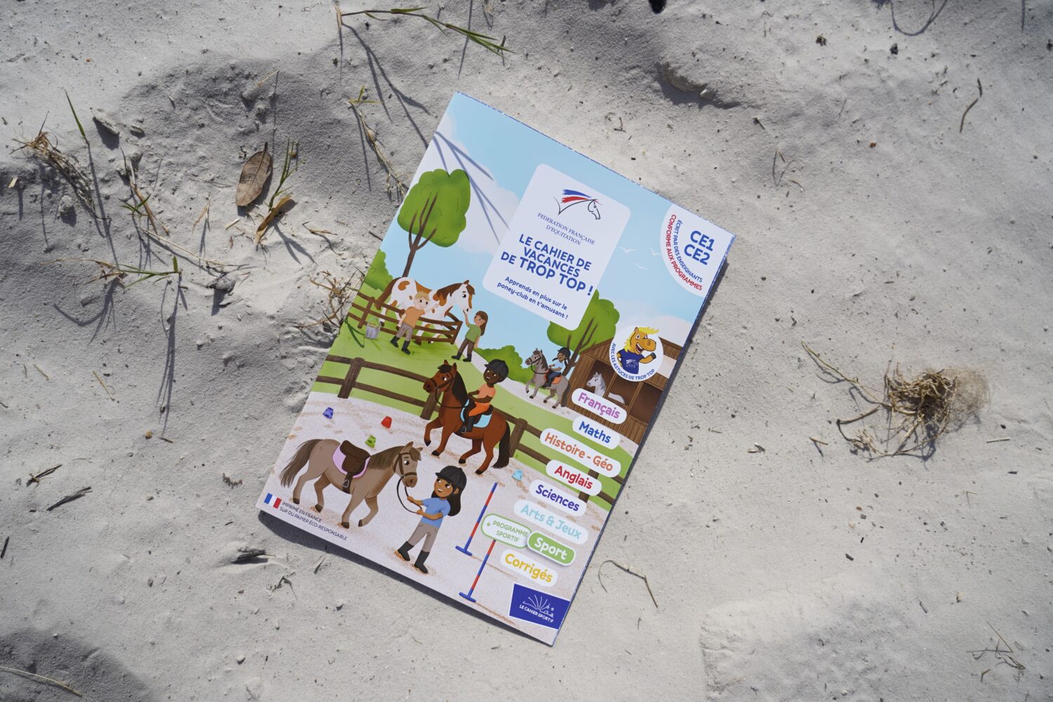 La Fédération Française d'Équitation lance un cahier de vacances pour accompagner les premiers pas à poney