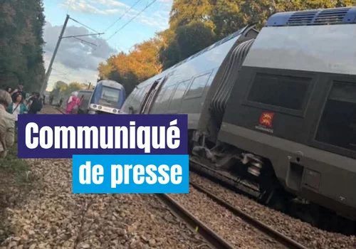 DÉRAILLEMENT À CLÉON :  LE TEMPS DE L’ACCOMPAGNEMENT ET DES RÉPONSES !