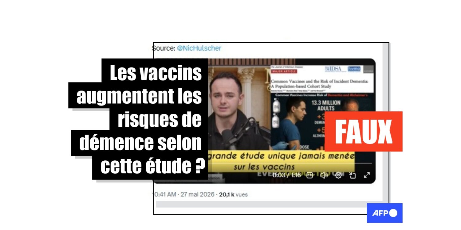 [FACT-CHECK] Non, cette étude ne prouve pas que les vaccins augmentent les risques de maladies neurodégénératives