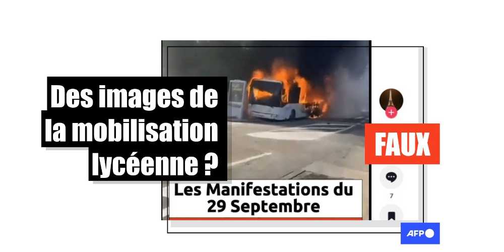[FACT-CHECK] Attention à ces vidéos décontextualisées qui n'ont rien à voir avec les manifestations lycéennes en France